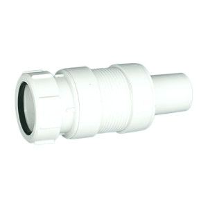 MFLEX-3240PC Труба гофрированная раздвижная (L138-187мм, D50мм); вход Дн=32мм, выход компрессионный