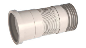 MRF-RS Муфта раздвижная (L250-380мм) гофрированная с манжетой; вход Ду=110мм под раструбное соедине