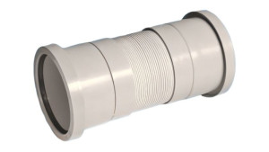 MRF-SS Муфта раздвижная (L260-390мм) гофрированная; вход/выходДу=110мм под раструбное соединение; ц