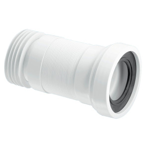 MRWC-F23R  Фановая раздвижная (L230-440мм) гофрированная труба с манжетой; вход Ду=97-107мм;