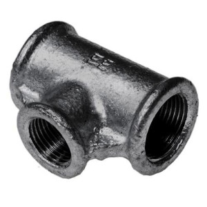 Черн. Тройник перех. 1"-3/4- 1/2 г/г/г EE