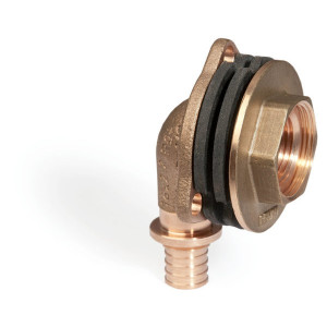 Rehau Уголок для сливного бачка 16-Rp 1/2 RX бронза+