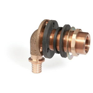 Rehau Уголок наст. ВР 16-Rp 1/2x55 RX бронза+ для ДСП