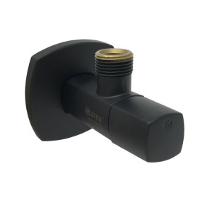 Кран угл  1/2-1/2 А-80 черный матовый с отр Arco LIPSTICK