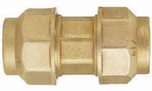 (ПНД) ЛАТУННАЯ МУФТА 25ц.-25ц FIV