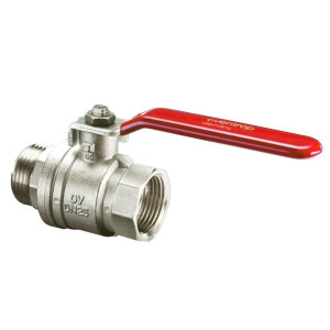 Oventrop Кран  1/2 г/ш ручка сталь Optibal