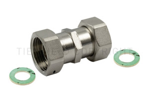 Lat Американка с НГ 3/4" г/г никель Tiemme