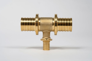 Rehau Тройник перех. 50-25-50 MX латунь