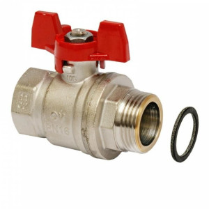 Oventrop Кран 1 г/ш бабочка с плоск. уплотн.