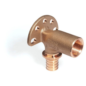 Rehau Уголок наст. ВР 16-Rp 1/2 длинный, 70 мм RX бронза+ для фальшстены