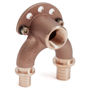 Rehau Проточный наст. угол короткий 16/20-Rp 1/2 RX бронза