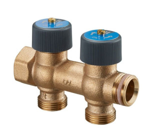 Коллектор Multidis R 2, выход-3/4", бронза, с самоуплотнением, крепеж арт 4200571