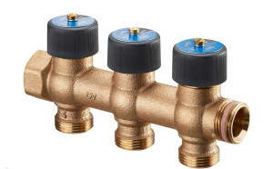 Коллектор Multidis R 3, выход-3/4", бронза, с самоуплотнением, крепеж арт 4200571