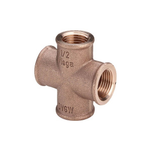 ф. Viega Крестовина бронза  1/2