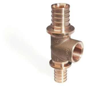 Rehau Тройник ВР 32-Rp 3/4-25 RX бронза+