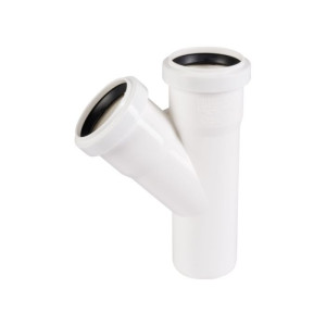 PP-H Тройник  50/50/45 белый