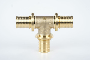 Rehau Тройник равнопрох. 32 MX латунь