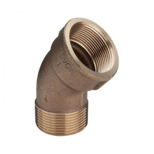 ф. Viega Уголок бронза 45°   1/2 г/ш