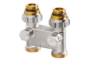 Oventrop Перепускной узел 3/4"НГ х 3/4"НР проходной Multiflex